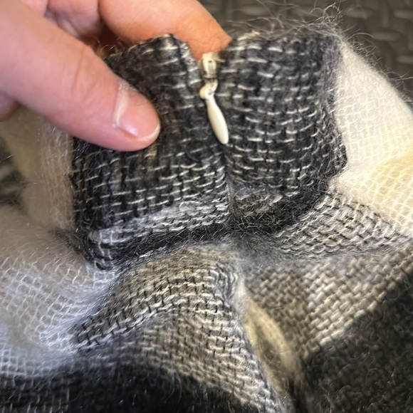 Christian Dior Mid length Draped Mohair Wool and Silk Skirt - Picture 8 of 9